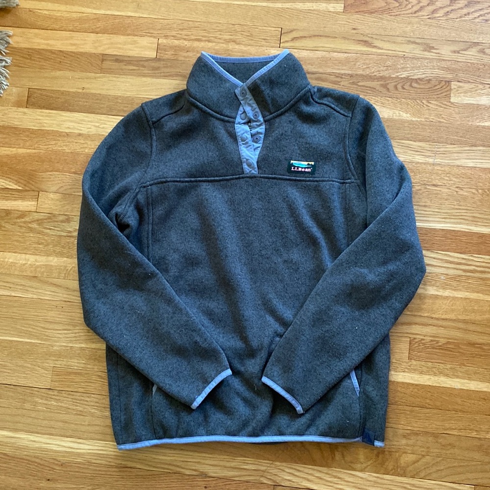 LL Bean Sweater Fleece Pullover